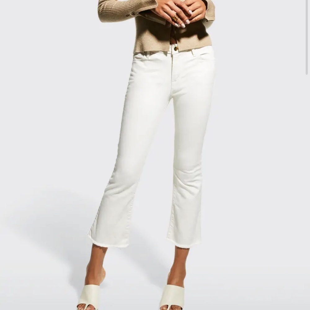 Frame cream denim jean